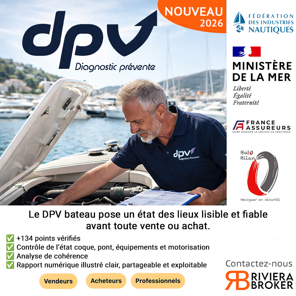 Diagnostic prévente bateau RivieraBroker